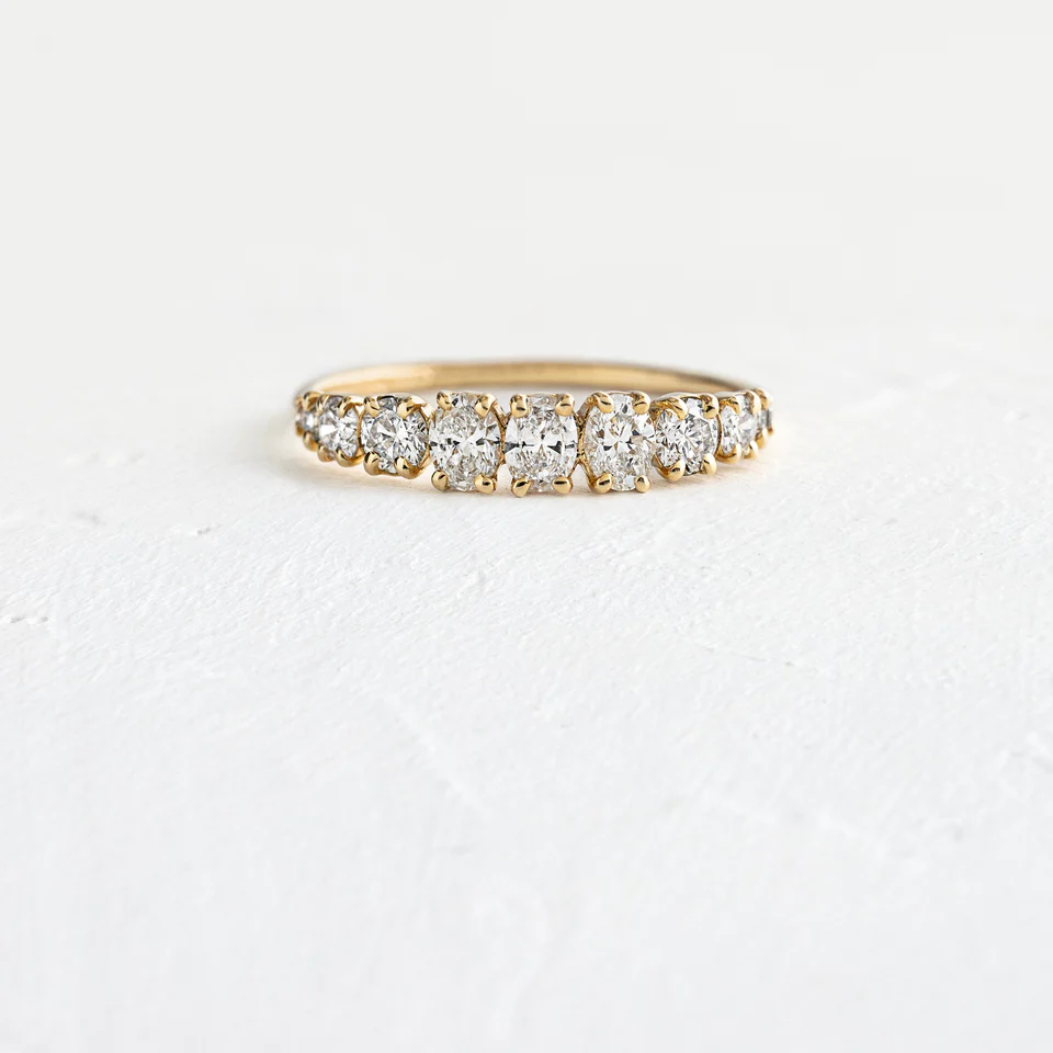 925 Sterling Silver Perspective Band