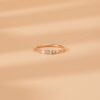 925 Sterling Silver Petite Diamond Band