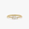 925 Sterling Silver Petite Diamond Cluster Ring - Image 2