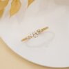 925 Sterling Silver Petite Diamond Cluster Ring - Image 3