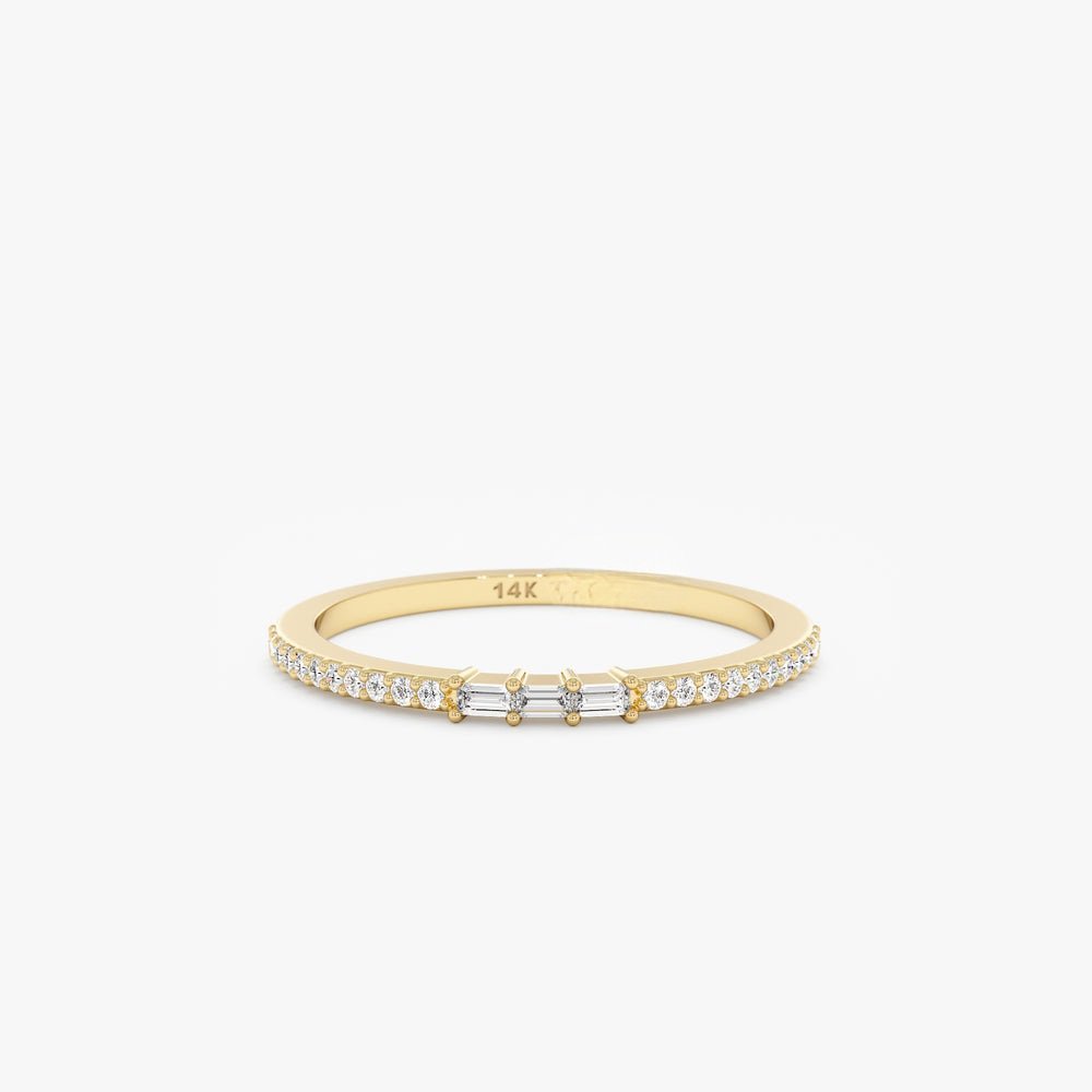 925 Sterling Silver Petite Diamond Half Eternity Ring