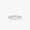 925 Sterling Silver Petite Diamond Ring - Image 2