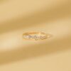 925 Sterling Silver Petite Diamond Ring - Image 3