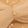 925 Sterling Silver Petite Tilted Diamonds Butterfly Ring - Image 4