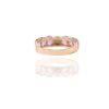 Ring with timeless sterling silver finish and subtle brilliance