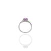 925 Sterling Silver Pink Sapphire and Diamond Ring - Image 6