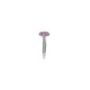925 Sterling Silver Pink Sapphire and Diamond Ring - Image 7