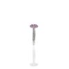 925 Sterling Silver Pink Sapphire and Diamond Ring - Image 8