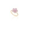 Cherry blossom ring with floral cluster design and 43 accents
