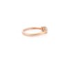 925 Sterling Silver Pink Sapphire & Diamond Open Design Ring - Image 7