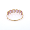 925 Sterling Silver Pink Sapphire Half Eternity Band - Image 6