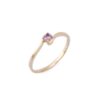 925 Sterling Silver Pink Sapphire Ring - Image 2