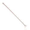 925 Sterling Silver Pink Sapphire Sleek Bracelet - Image 4