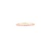 925 Sterling Silver Pink Tourmaline Stacking Band