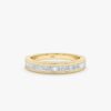925 Sterling Silver Princess-Cut Diamond Half Eternity Ring
