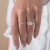 925 sterling silver ring featuring premium CZ diamond sparkle