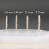 925 Sterling Silver Prong Set Diamond Eternity Band - Image 5