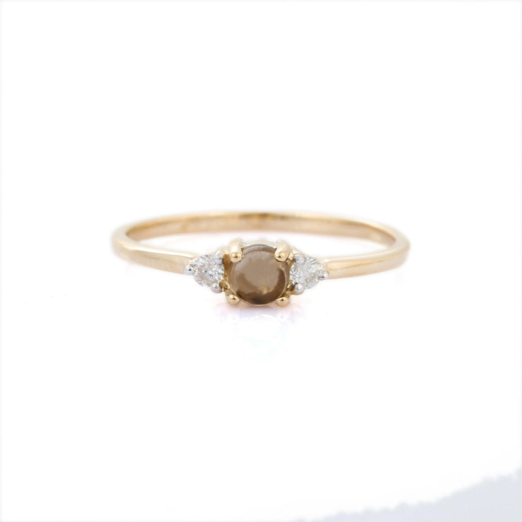 925 Sterling Silver Quartz Ring