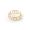 925 Sterling Silver Rainbow Moonstone Eternity Band - Image 5