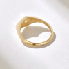 North Star ring with a clean celestial design and subtle sparkle