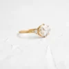 Graceful Lady's Slipper ring with an open, elegant silhouette