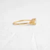 925 Sterling Silver Rose Cut Diamond Ring - Image 2