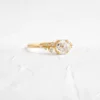 925 Sterling Silver Rose Cut Diamond Ring - Image 3