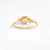 925 Sterling Silver Rose Cut Diamond Ring - Image 5