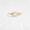 925 Sterling Silver Rose Cut Diamond Ring - Image 6
