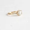 925 Sterling Silver Rose Cut Diamond Ring - Image 7