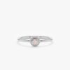 925 Sterling Silver Rose Quartz Art Deco Ring - Image 6
