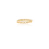 925 Sterling Silver Round Citrine Chain Ring - Image 5