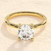 Round Cut Diamond 1ct. Engagement Ring in 925 Sterling Silver - Image 4