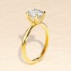 Round Cut Diamond 1ct. Engagement Ring in 925 Sterling Silver - Image 5