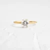 Classic round cut ring featuring premium CZ diamond detail