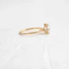 Elegant sterling silver ring featuring a clean, timeless round stone