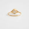 925 Sterling Silver Round Cut Diamond Ring - Image 6