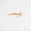 925 Sterling Silver ring with elegant pave style