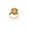 925 Sterling Silver Round Cut Diamond Opal Ring - Image 2