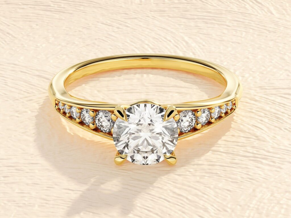 925 Sterling Silver Round Cut Diamond Ring 1.00 ct Promise Ring
