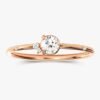 Gold-plated 925 sterling silver ring with a slim band