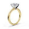Gold-plated sterling silver ring with a slim 1.8 mm band