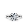 Elegant ring featuring a 2 ct premium CZ diamond centre stone