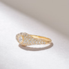 925 Sterling Silver Round Diamond Solo Dome Ring - Image 4