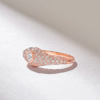 925 Sterling Silver Round Diamond Solo Dome Ring - Image 5