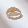 925 Sterling Silver Round Diamond Solo Dome Ring - Image 7