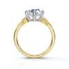 Sterling silver ring with 1.7 mm band width