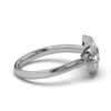 Elegant engagement ring design with a brilliant round centre stone