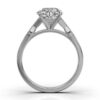 Gold-plated sterling silver ring with a refined polished finish
