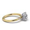 925 Sterling Silver Round Shape Diamond Engagement Ring - Image 8